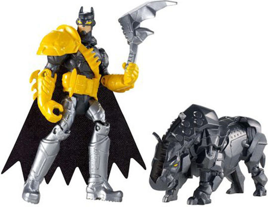 Action Figure Batman and Axe Rhino Pack Justice League Batman for 4+ years old Years