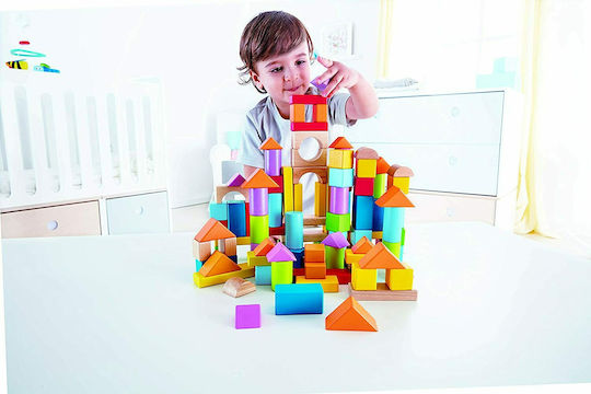 Hape Building Blocks Wonderful Beech Wooden for 1+ Years 101pcs