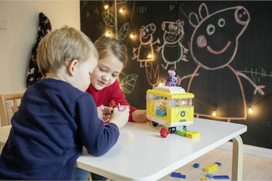 Big Τουβλάκια Playbig Bloxx Peppa Pig Camper για 1.5-5 Ετών 54τμχ