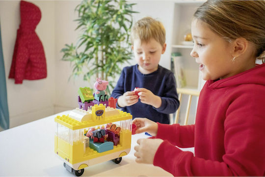 Big Τουβλάκια Playbig Bloxx Peppa Pig Camper για 1.5-5 Ετών 54τμχ