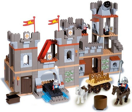 Androni Giocattoli Τουβλάκια UnicoPlus Castles για 1.5-5 Ετών 359τμχ