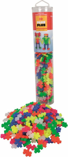 Plus Plus Blocuri Mega Neon Mix pentru 5-12 ani Ani 240buc