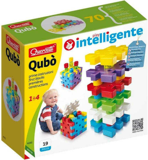 Quercetti Τουβλάκια Qubo First για 1+ Έτους 19τμχ