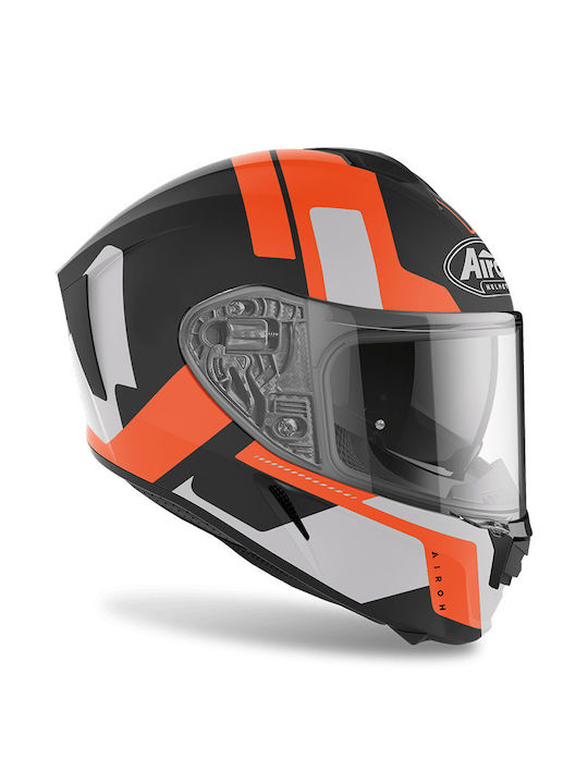 Airoh Spark Shogun Full Face Helmet with Pinlock and Sun Visor ECE 22.05 1520gr Orange Matt AIR000KRA258