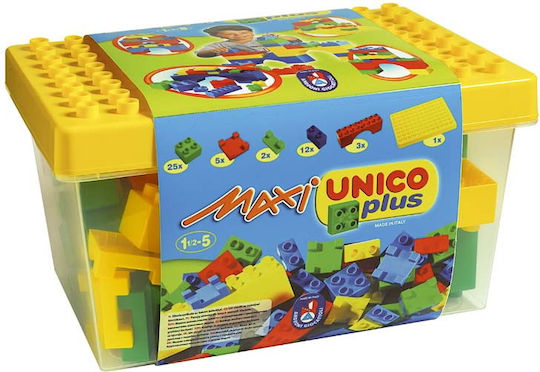 Androni Giocattoli Τουβλάκια Small Bricks Maxi Unico Plus για 1.5-3 Ετών 48τμχ