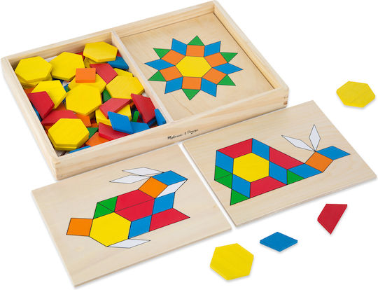 Melissa & Doug Τουβλάκια Σετ Το πρώτο μου Τάγκραμ για 3+ Ετών 120τμχ