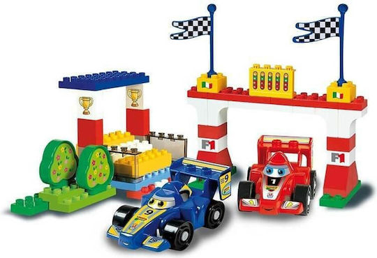 Androni Giocattoli Τουβλάκια Autodromo F1 Cars για 1.5-5 Ετών 61τμχ