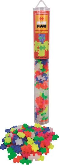 Plus Plus Blocuri Neon Mix pentru 5-12 ani Ani 100buc