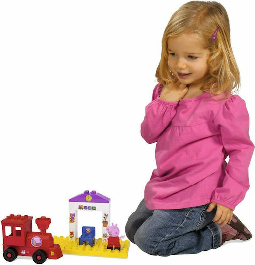 Big Τουβλάκια Playbig Bloxx Peppa Pig Train Stop για 1.5-5 Ετών 15τμχ