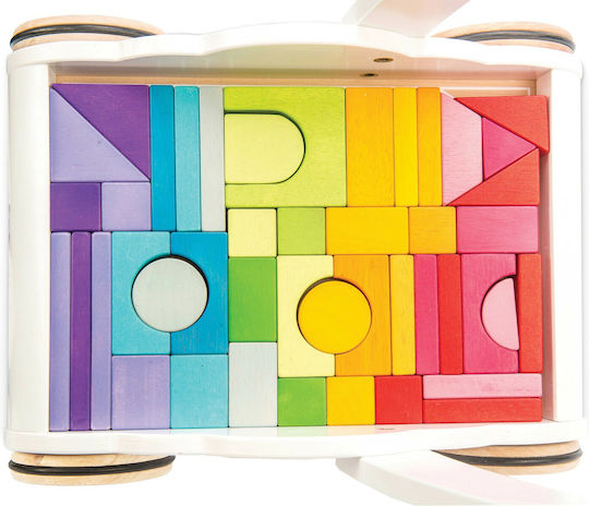 Le Toy Van Blocks Rainbow Cloud Walker Wooden for 1-3 years old Years 45pcs