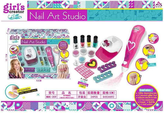 Zita Toys Nail Set With Oven And Battery Airbrush Manicure Toy