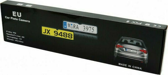 Auto-Parksystem Nummernschildrahmen mit Kamera / Buzzer und 2 Sensoren in Schwarz Farbe