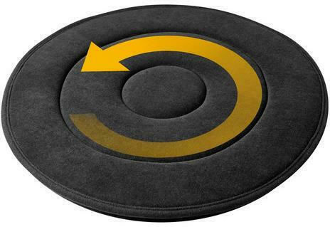 Lampa Swivel 360 Car Pillow Twister Cushion Seat Pillow 40cm in Black Color