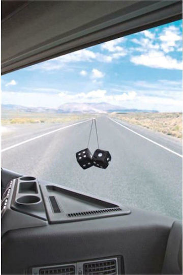Lampa Lucky Vegas Διακοσμητικά Ζάρια Αυτοκινήτου Διακοσμητικά Ζάρια Μαύρα σε Μαύρο Χρώμα