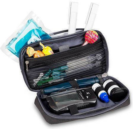 Elite Bags Medical Insulated Bag for Diabetic Kits Black