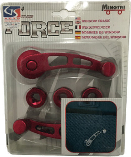 Auto Gs Car Decoration Aluminum Handles in Red Color 17412