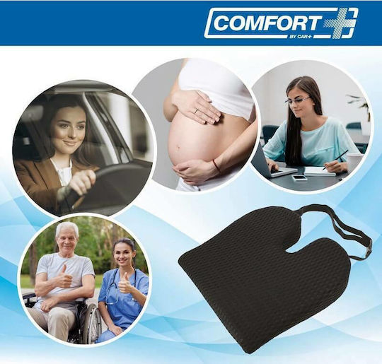 Sumex Pernă Auto Pernă pentru scaun anatomică / ortopedică / cu spumă de memorie RK19007 42 x 40 x 9 cm negru în Culoare Negru 0025015