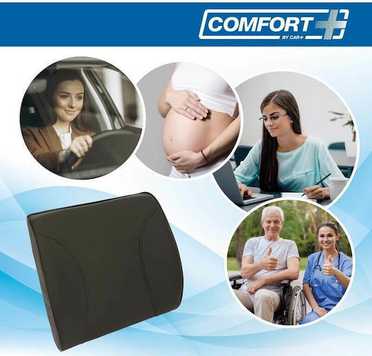 Sumex Pernă Auto Pernă lombară anatomică / ortopedică cu memorie din spumă RK19020 36,5 x 32,5 cm negru în Culoare Negru 0025011