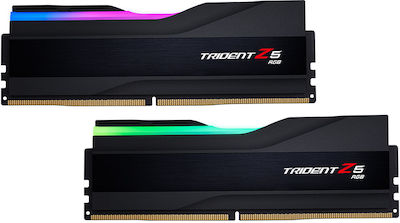 G.Skill Trident Z5 RGB 32GB DDR5 RAM με 2 Modules (2x16GB) και Συχνότητα 5600MHz για Desktop