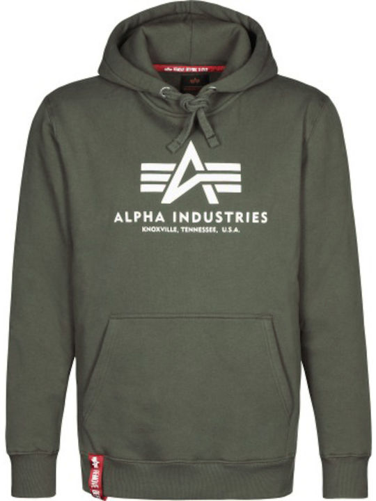 Sweatshirt with Hood Khaki