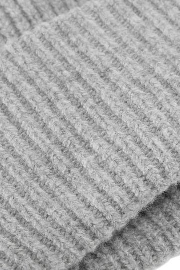 Шапка Женски Шапка с Ребреста Плетка Light Silver Grey Mélange