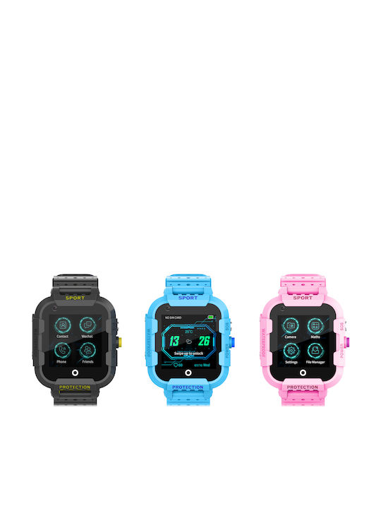Wonlex Kinder-Smartwatch 4G mit GPS & Kamera Blau