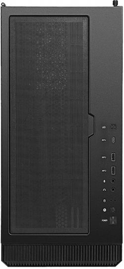 MSI MPG Velox 100R Геймърско бюро Midi Tower Компютърна кутия със страничен прозорец Черен