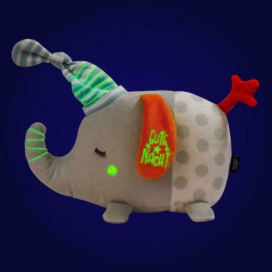 Fehn Παιχνίδι Ύπνου Night Light Elephant από Ύφασμα με Φως για Νεογέννητα