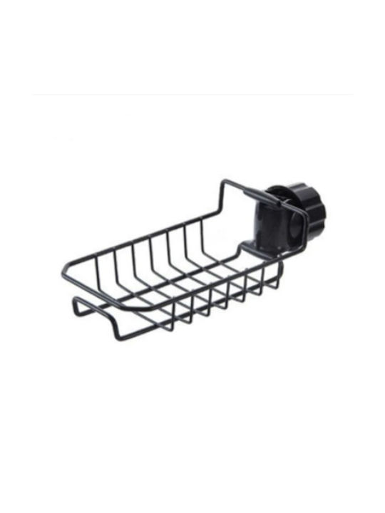 Metal Black Sponge Holder 17.5x7.5x10cm