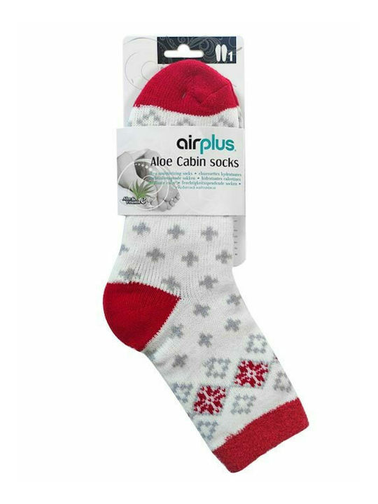 Airplus Aloe Vera Cabin 20143 Γυναικείες Χριστουγεννιάτικες Κάλτσες Red Floral Airplus Aloe Vera Cabin 20143 Γυναικείες Χριστουγεννιάτικες Κάλτσες Red Floral