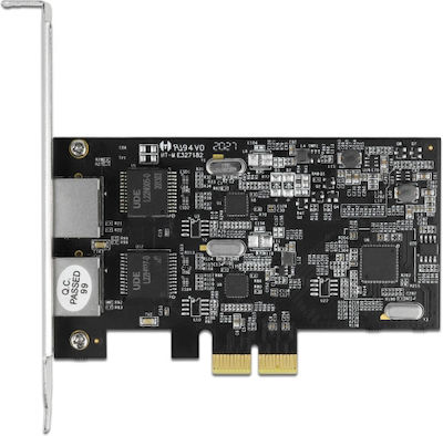 DeLock Wired Gigabit (2.5Gbps) Ethernet PCI-e Card