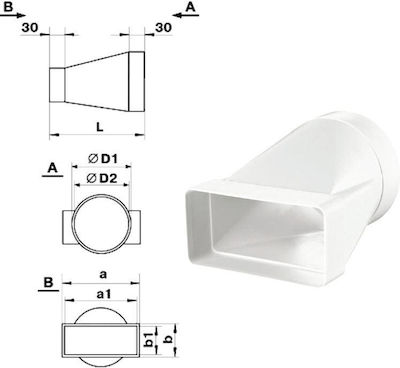 Vents 590902.0022 Adaptor