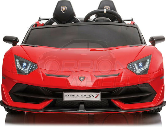 Lamborghini Aventador SVJ Două Locuri Cu Telecomandă Licențiat 24 Volt Roșu Pentru 6+ Ani