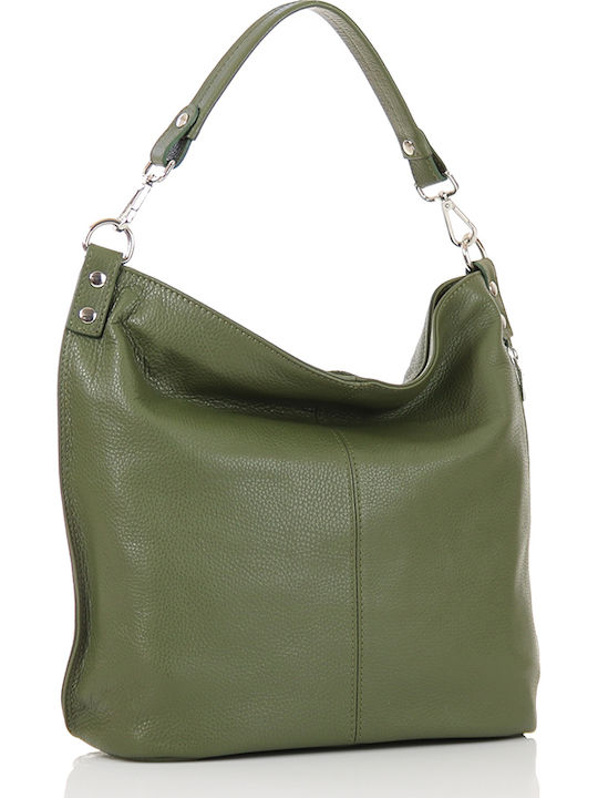 Passaggio Leather Women's Leather Shoulder Bag Green