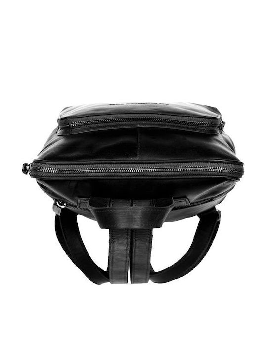 Leather Women's Bag Backpack Black