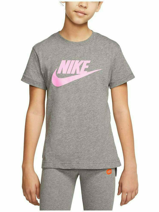 Children's Blouse Short Sleeve Gray Basic Futura
