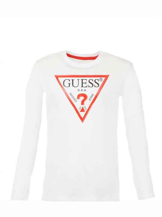 Kids' Shirt Long Sleeve White