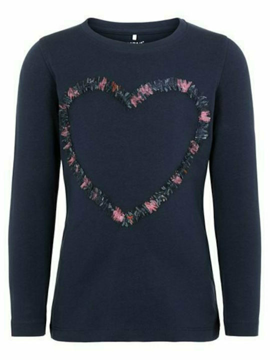 Name It Kids Blouse Long Sleeve Navy Blue