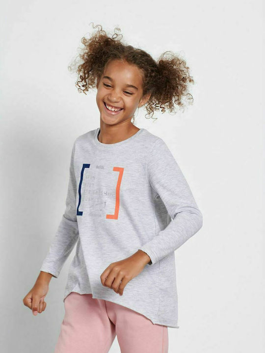 Kids' Shirt Long Sleeve Gray