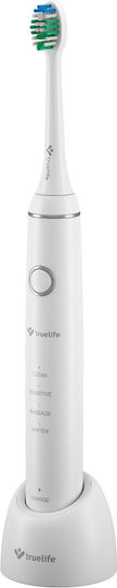 TrueLife SonicBrush Compact Ηλεκτρική Οδοντόβουρτσα με Χρονομετρητή και Θήκη Ταξιδίου Λευκή