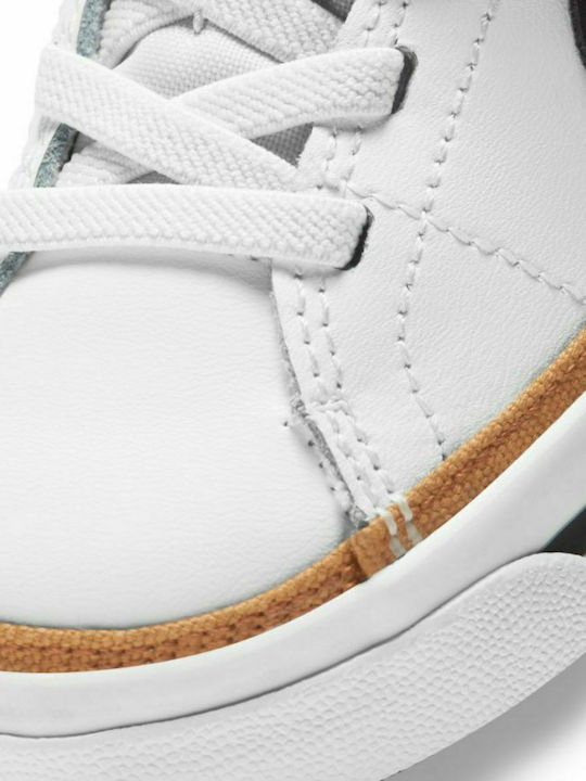 Court Legacy Tdv Adidași Copii Cu Închidere Hoop & Loop Alb / Desert Ochre / Gum Light Brown / Negru