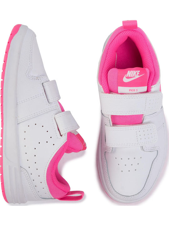 Pico 5 Kids Sneakers with Scratch White / Pink Blast