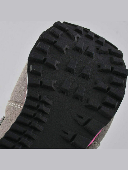 Lifestyle Παιδικά Sneakers με Σκρατς Γκρι