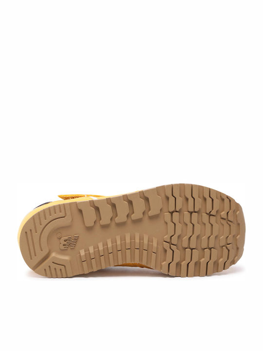 373 Παιδικά Sneakers με Σκρατς Κίτρινα