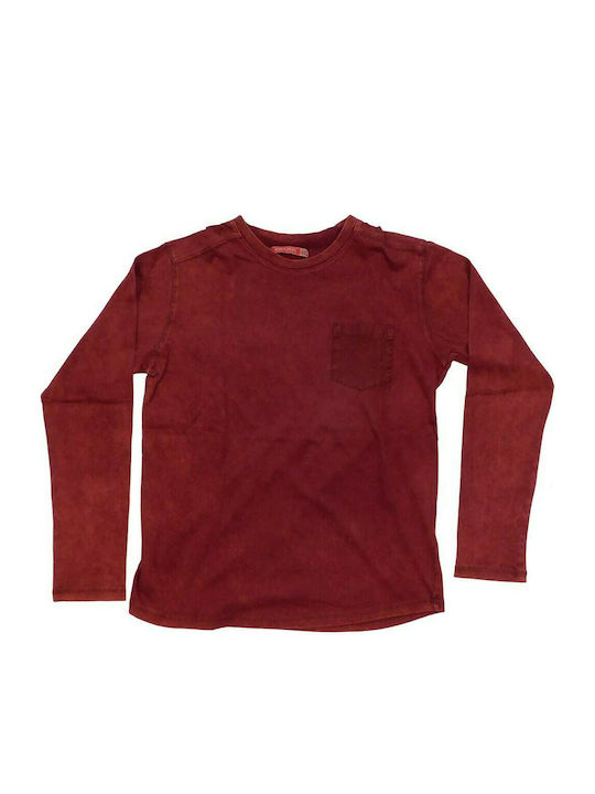 Energiers Kids Blouse Long Sleeve Burgundy