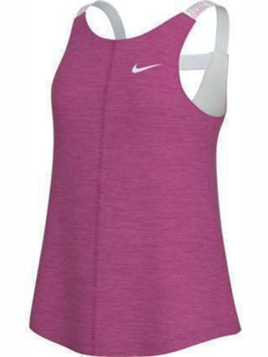 Παιδική Μπλούζα Dri-Fit Αμάνικη Φούξια