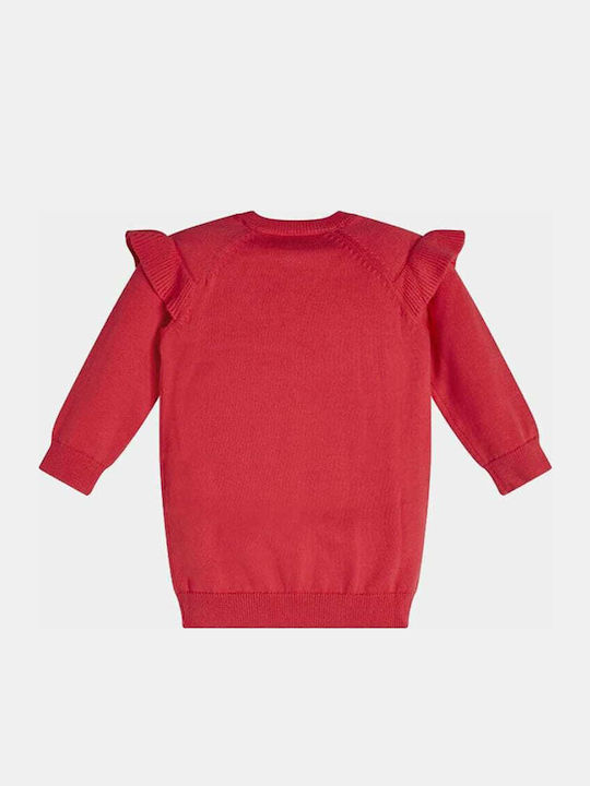 Kinder-Shirtkleid Langarm Rosa