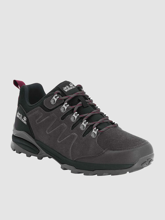 Jack Wolfskin Refugio Texapore Γυναικεία Ορειβατικά Παπούτσια Γκρι