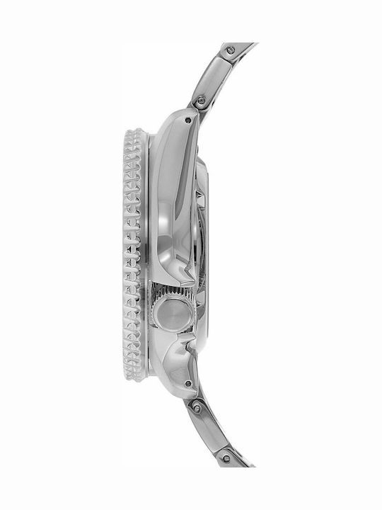Seiko 5 Sports Men's Watch 43mm Automatic with Silver Metal Bracelet