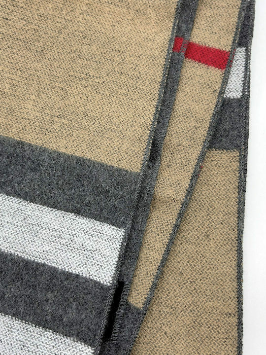 Men's Cashmere Scarf Beige